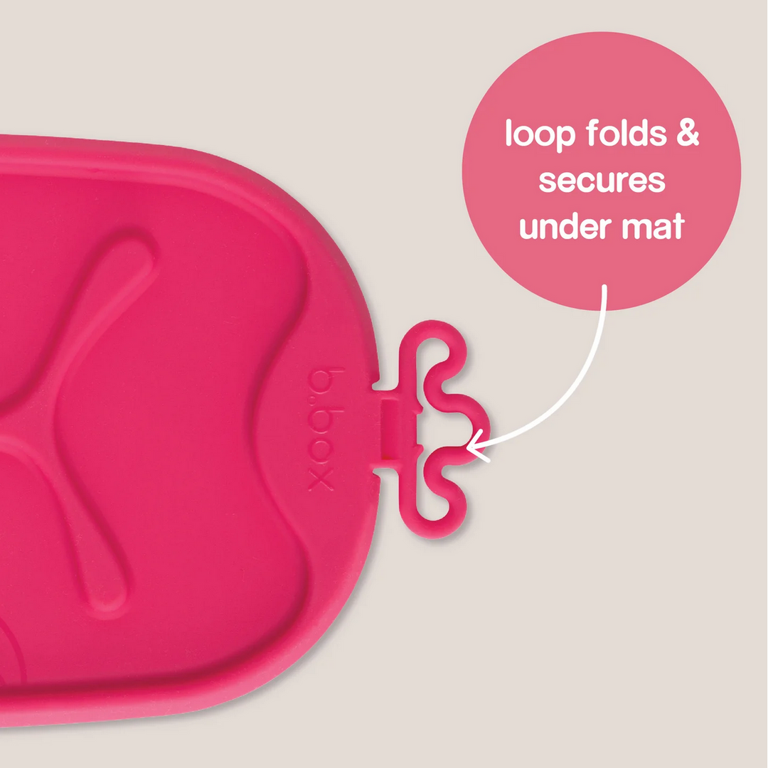 B.Box roll + go mealtime mat - strawberry shake