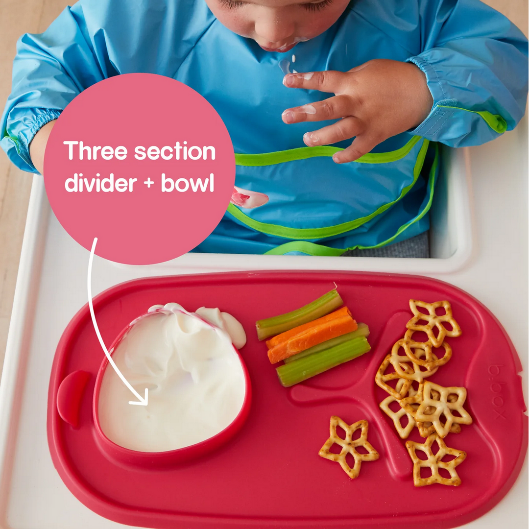 B.Box roll + go mealtime mat - strawberry shake