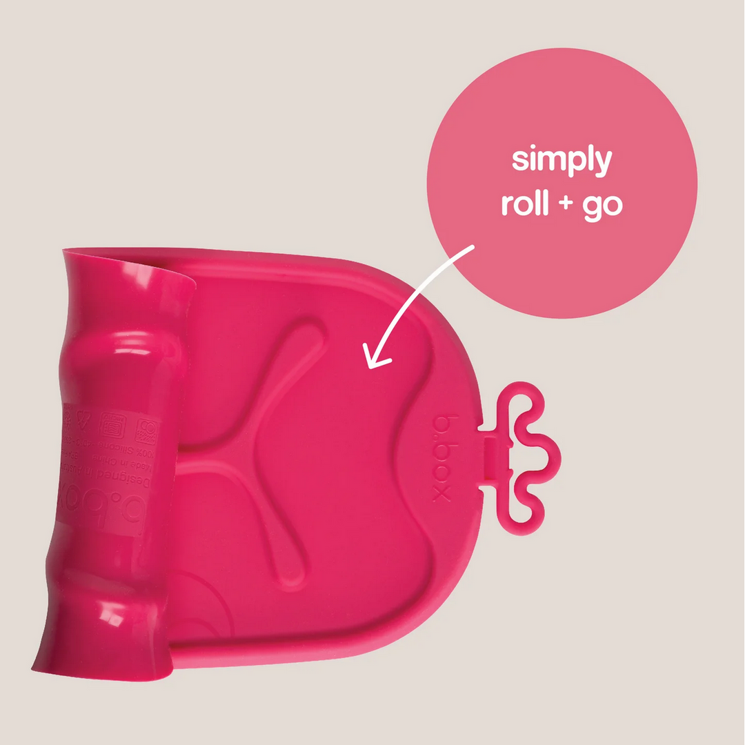 B.Box roll + go mealtime mat - strawberry shake