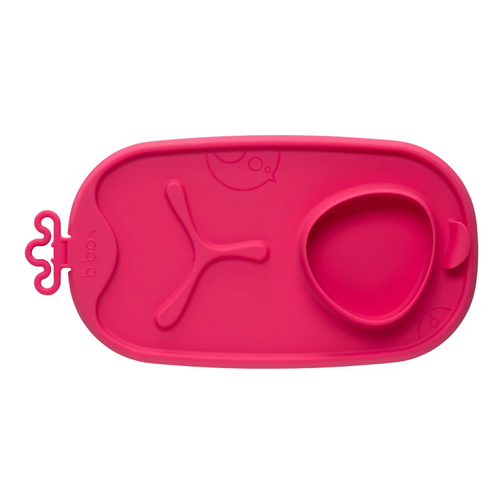 B.Box roll + go mealtime mat - strawberry shake