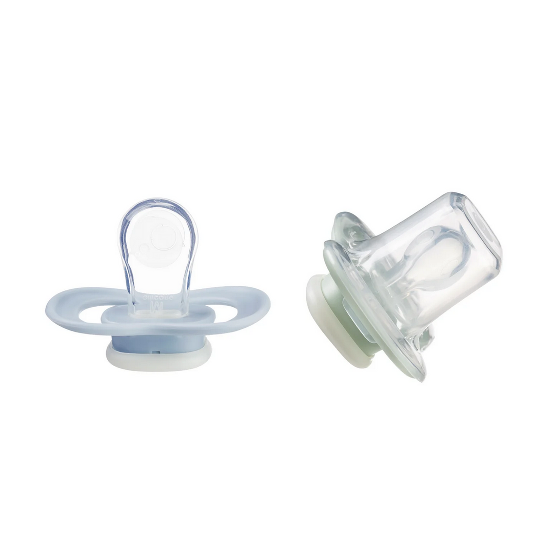 B.box Pacifier Silicone Glow Two Pack - Assorted