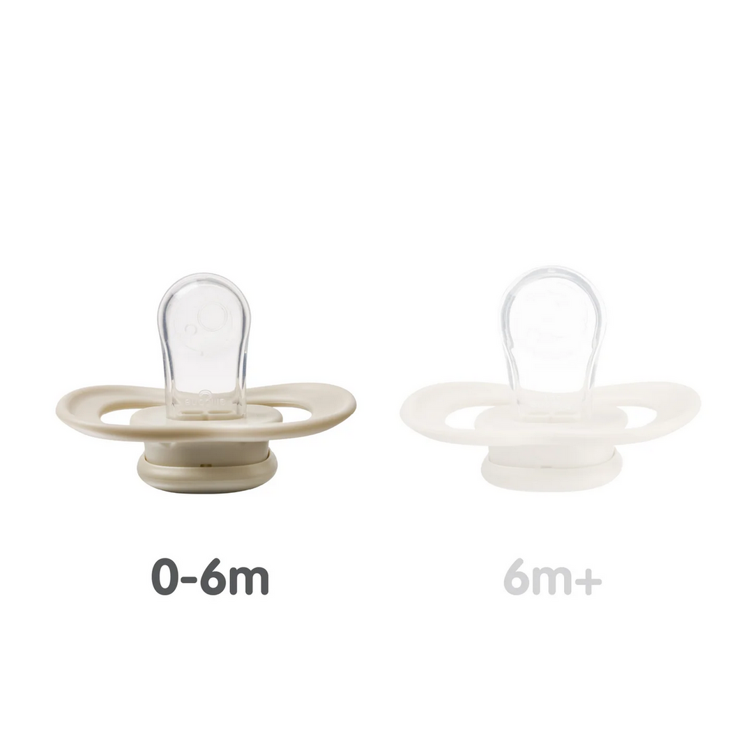 B.box Pacifier Silicone Glow Two Pack - Assorted