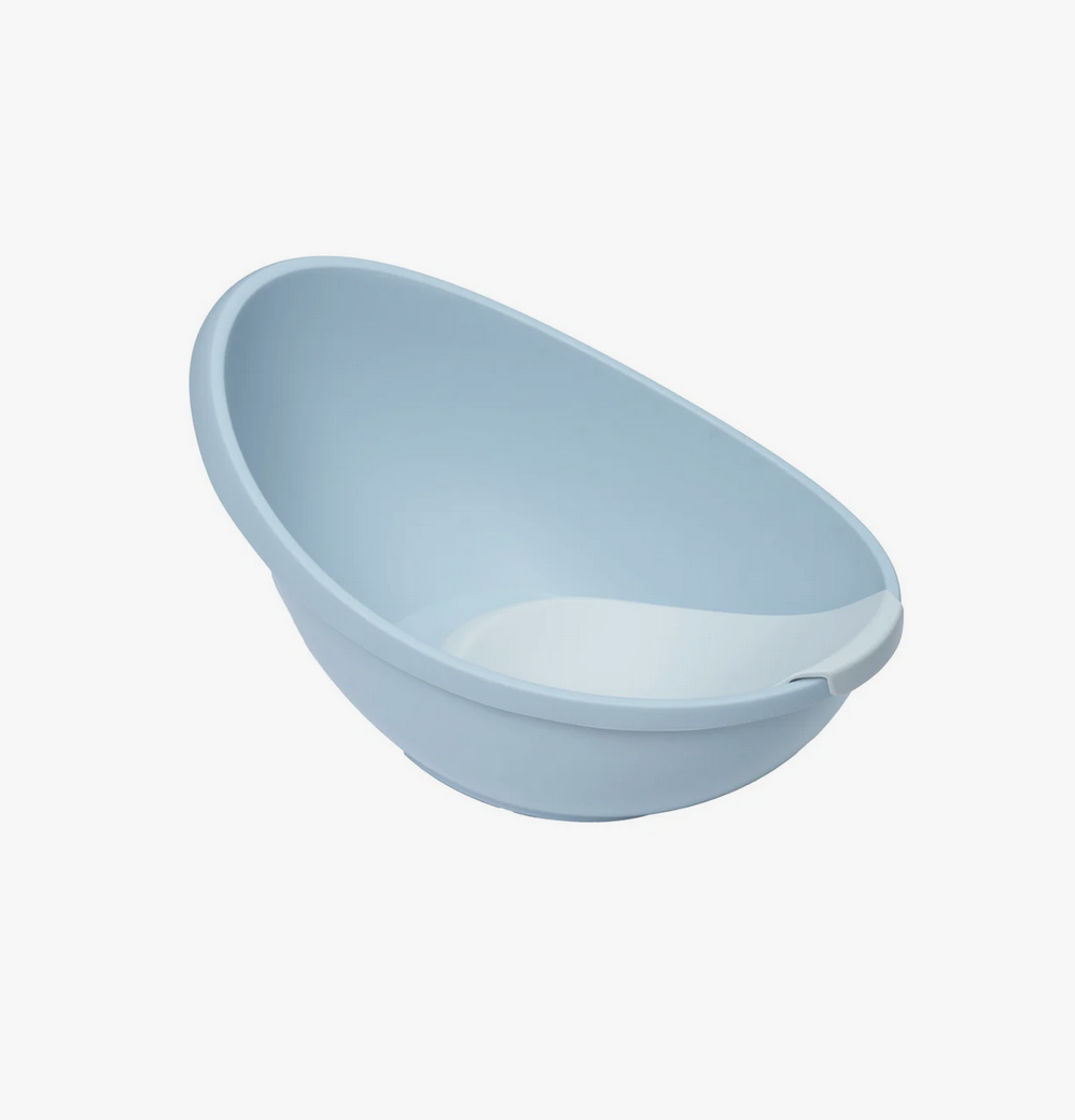 Bubble Cuddle Bath with Newborn Support Insert - Cashmere Blue