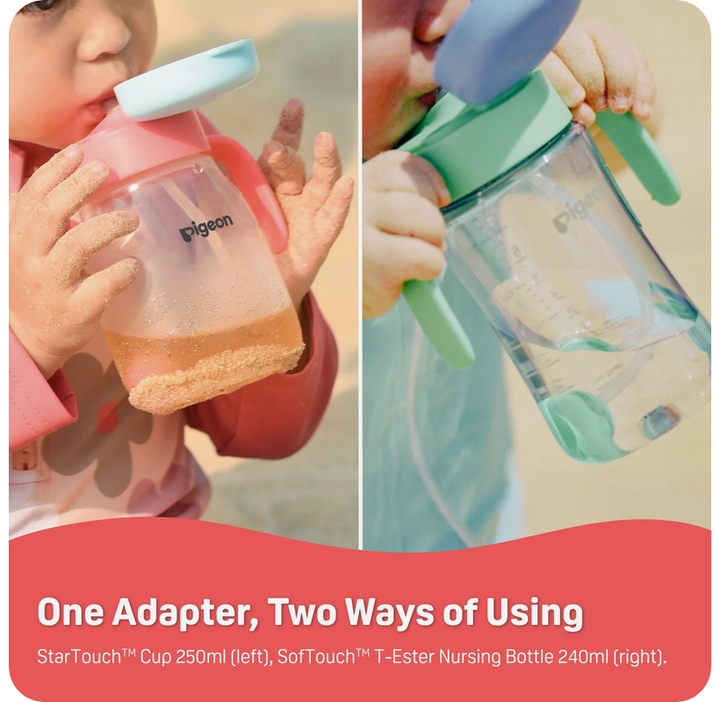 Pigeon StarTouch™ Adapter & Straw Set - Mint To Be