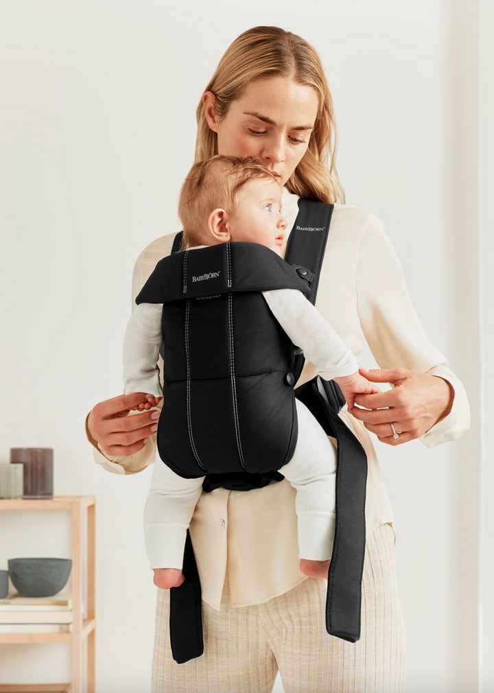 Babybjorn Baby Carrier Mini - Woven, Black