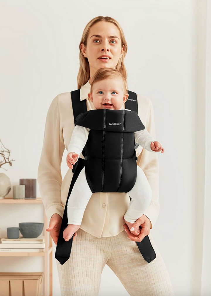 Babybjorn Baby Carrier Mini - Woven, Black