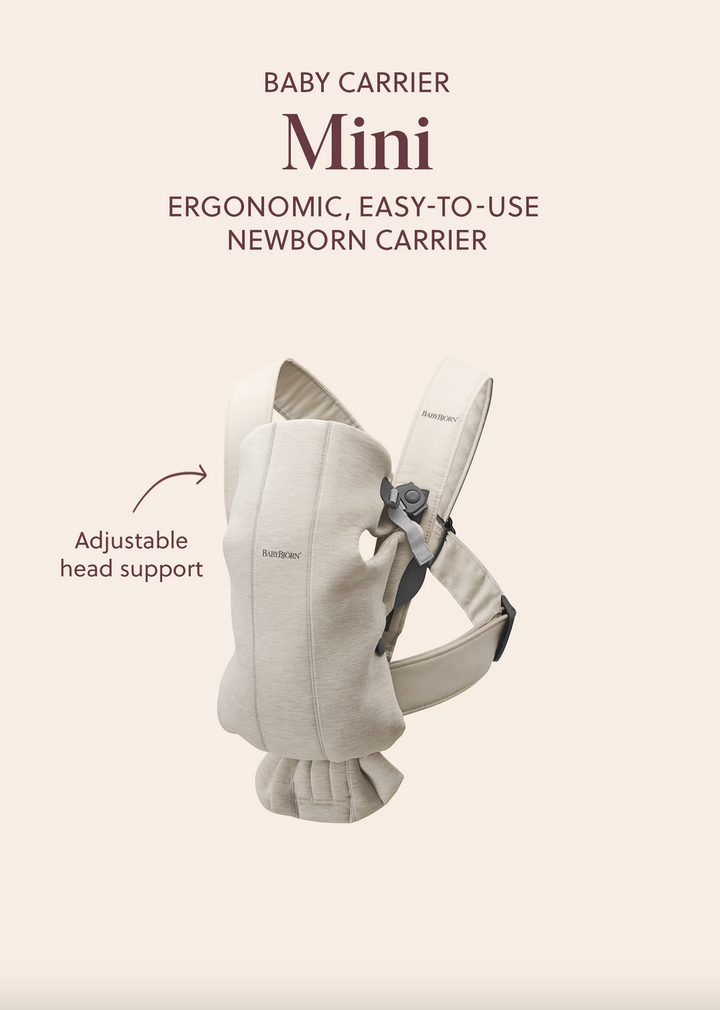Babybjorn Baby Carrier Mini - Woven, Black
