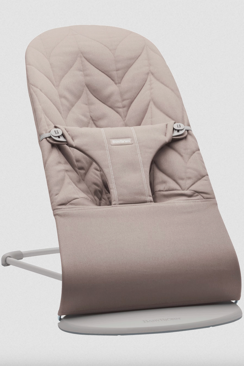 BabyBjorn Bouncer Bliss - Woven, Petal quilt, Sand gray