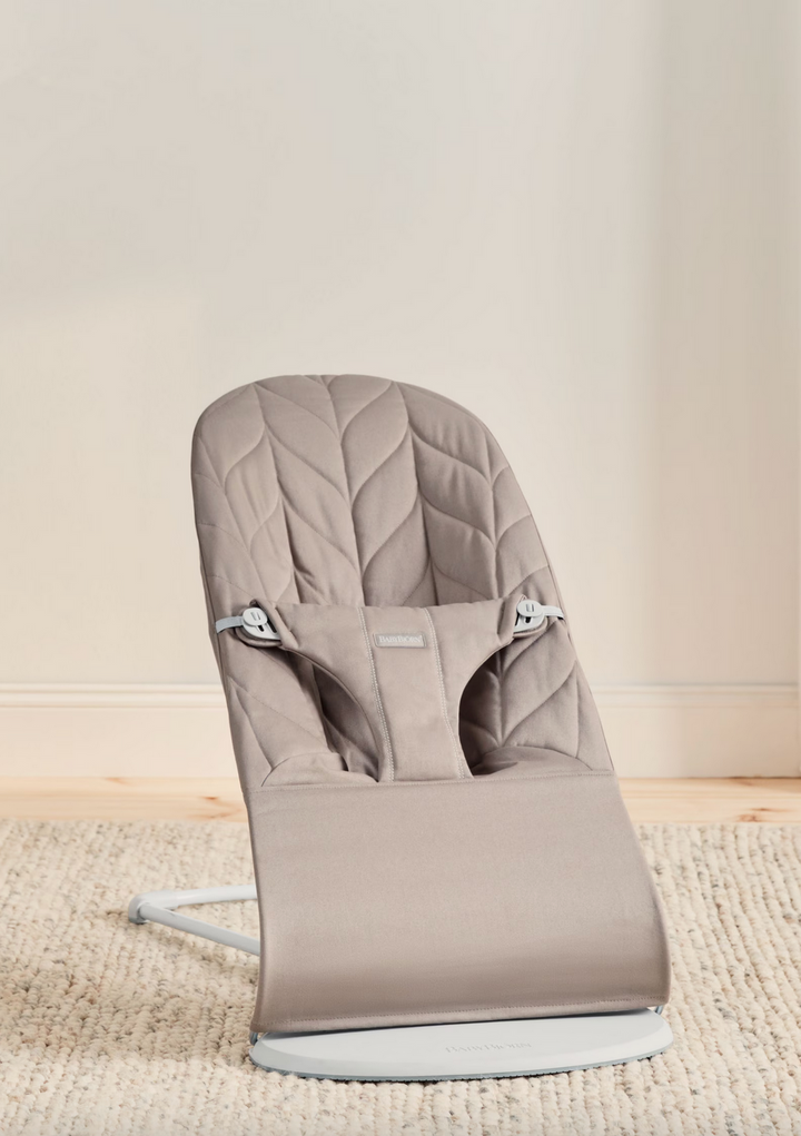 BabyBjorn Bouncer Bliss - Woven, Petal quilt, Sand gray