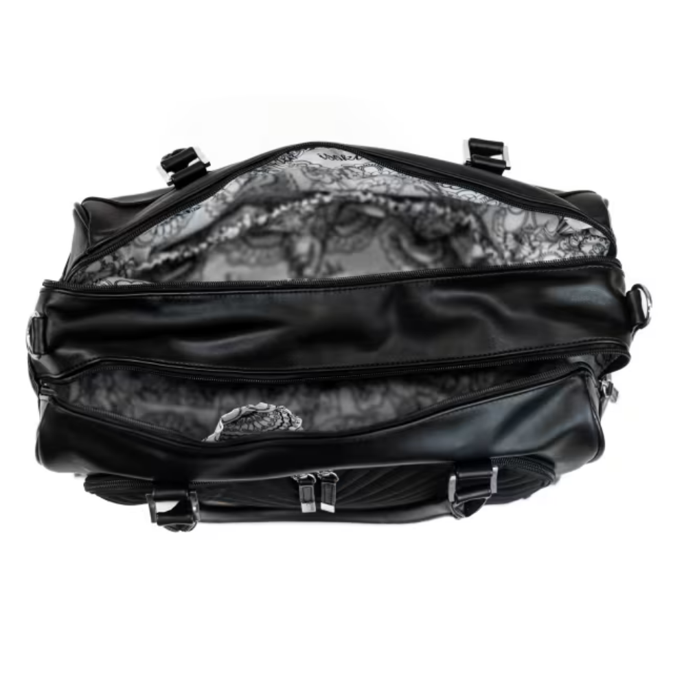 ISOKI DOUBLE ZIP SATCHEL - MIDNIGHT