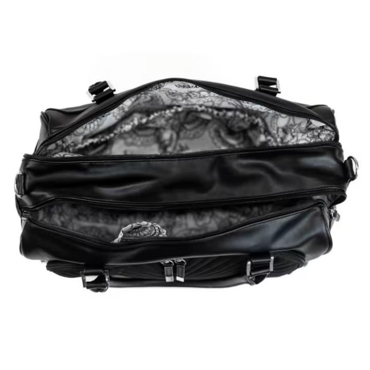 ISOKI DOUBLE ZIP SATCHEL - MIDNIGHT