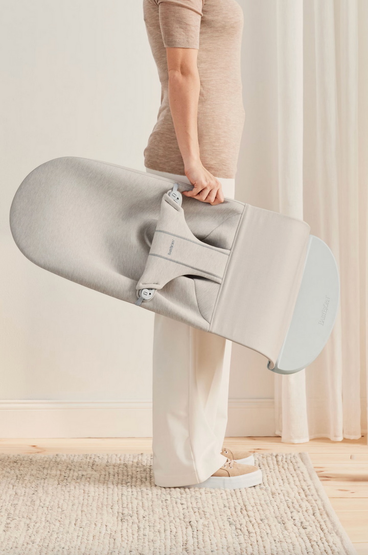BabyBjorn Bouncer Bliss - 3D jersey, Light beige