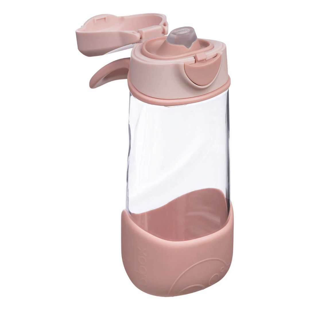 B.box SPORT SPOUT  BOTTLE 450ML - Blush Crush