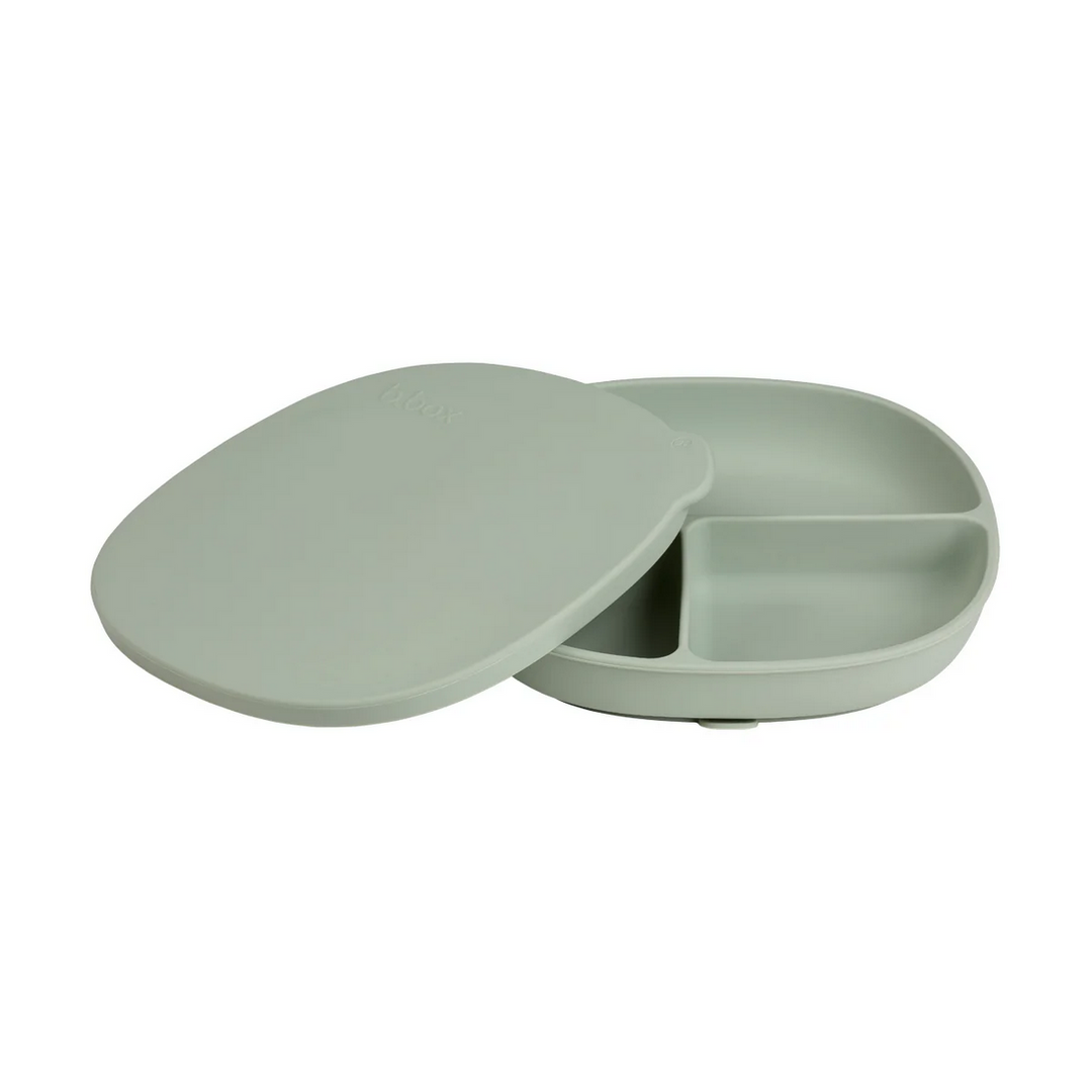 B.box Silicone Plate + Lid - Sage