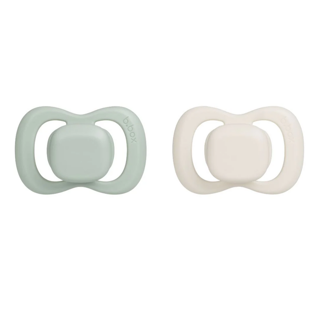 B.Box Pacifier Silicone Two Pack - Assorted