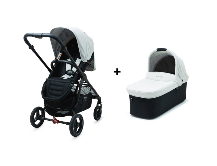 Valco Baby Trend Ultra Elite + Bassinet Bundle - Cloud