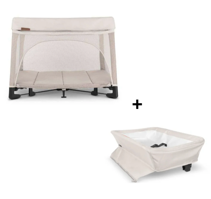 UPPAbaby Remi Charlie (Sand Melange)+Changing Station (Brisbane Store Ex-Display)