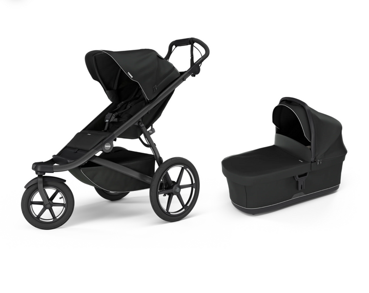 Thule Urban Glide 3 Single Stroller  with Bassinet - Black