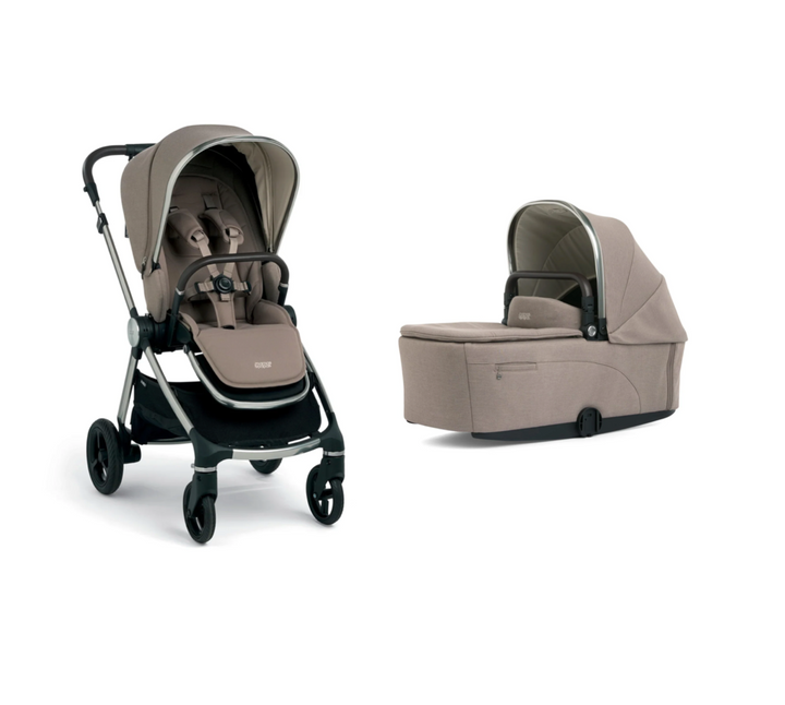 Mamas & Papas Vardo Pram Seat & Frame + Carrycot - Heritage