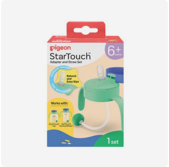 Pigeon StarTouch™ Adapter & Straw Set - Mint To Be