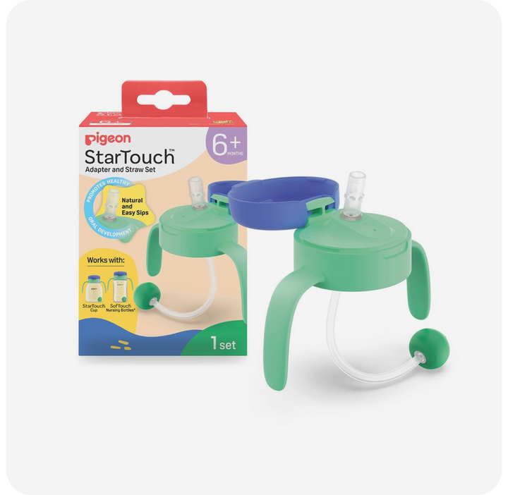 Pigeon StarTouch™ Adapter & Straw Set - Mint To Be