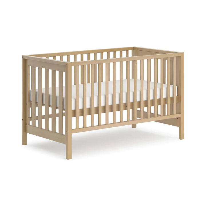 Boori Oslo Baby Cot - Almond + Boori Pocket Spring Mattress