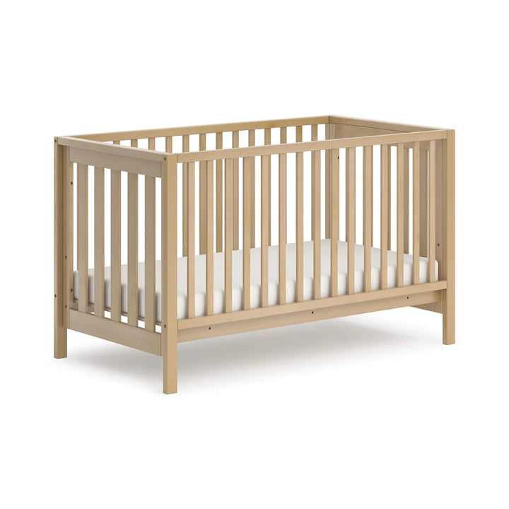 Boori Oslo Baby Cot - Almond + Boori Pocket Spring Mattress