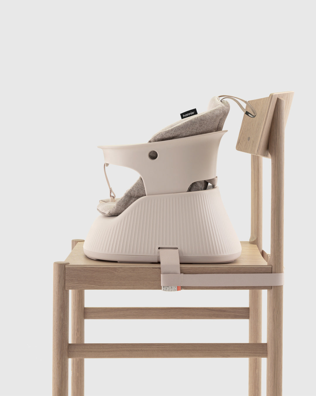 Hannie Portable High Chair - White Sand