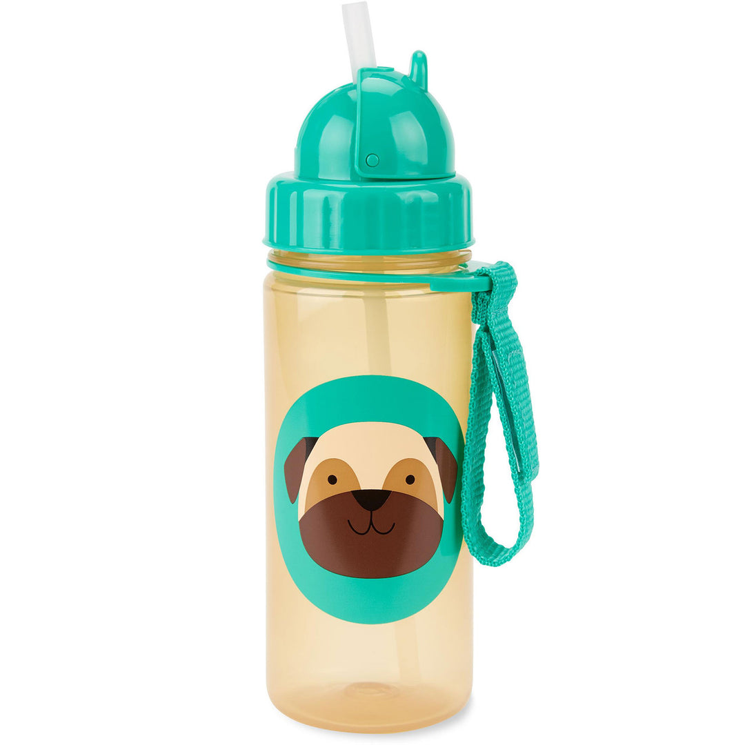 Skip Hop Zoo PP Straw Bottle-Pug