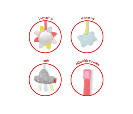 Skip Hop Silver Lining Cloud Wooden Activity Gym