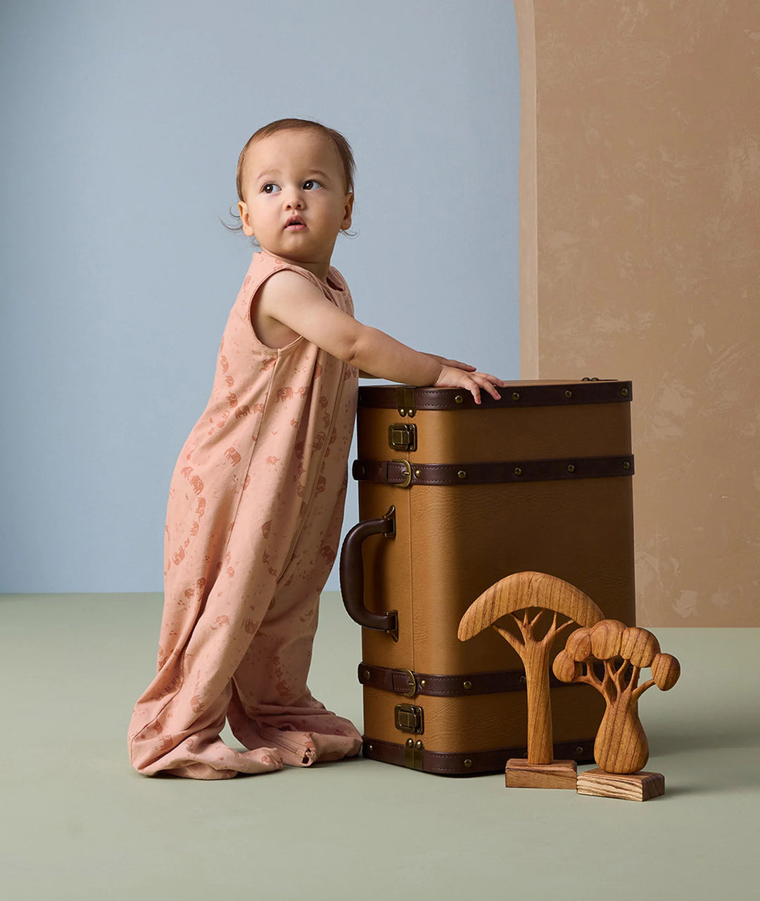 ergoPouch Jersey Sleep Suit Bag 0.2 TOG -  Elephant Parade