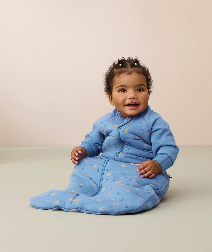 ergoPouch Jersey Sleeping Bag 3.5 TOG Sleeved - Petit Pretzel
