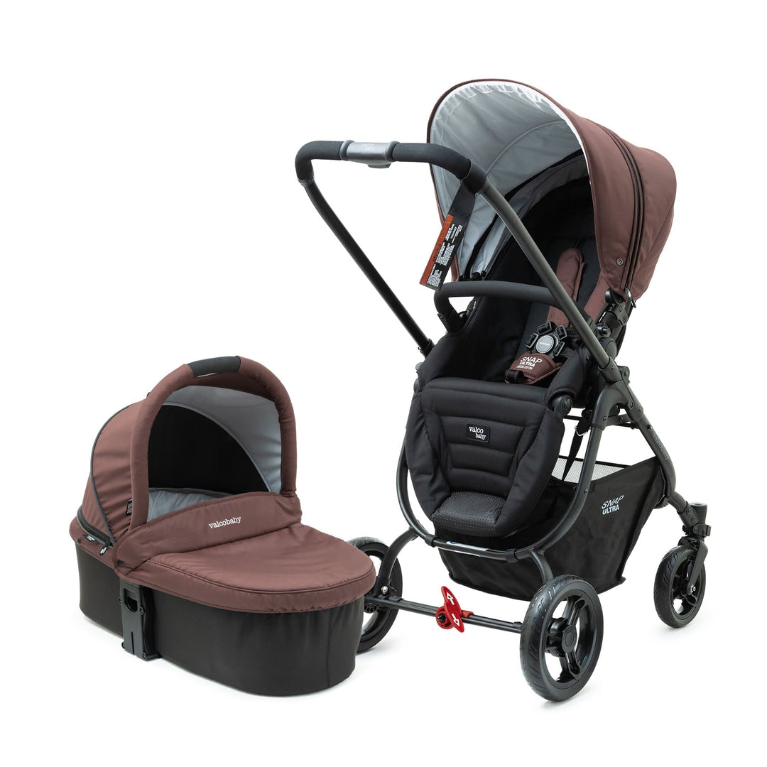 Valco Baby Snap Ultra P + Bassinet Bundle - Cocoa (N0482)