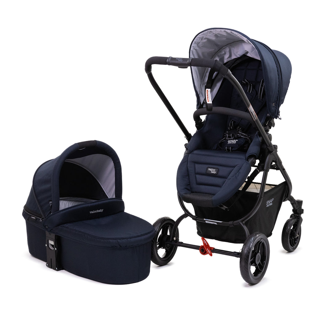Valco Baby Snap Ultra P + Bassinet Bundle - Navy
