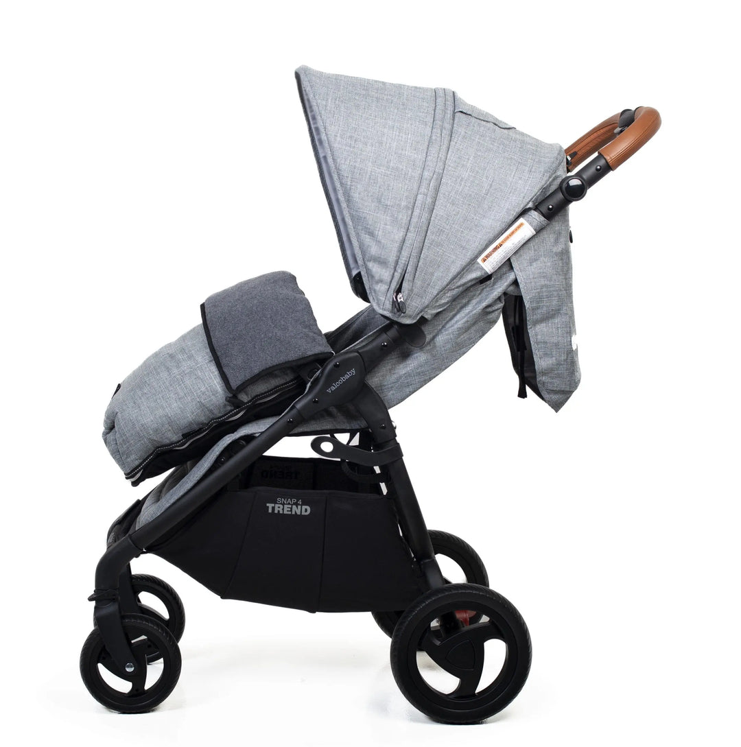 Valco Baby Snug Footmuff Grey Marle(A9805) (Ex-Display)