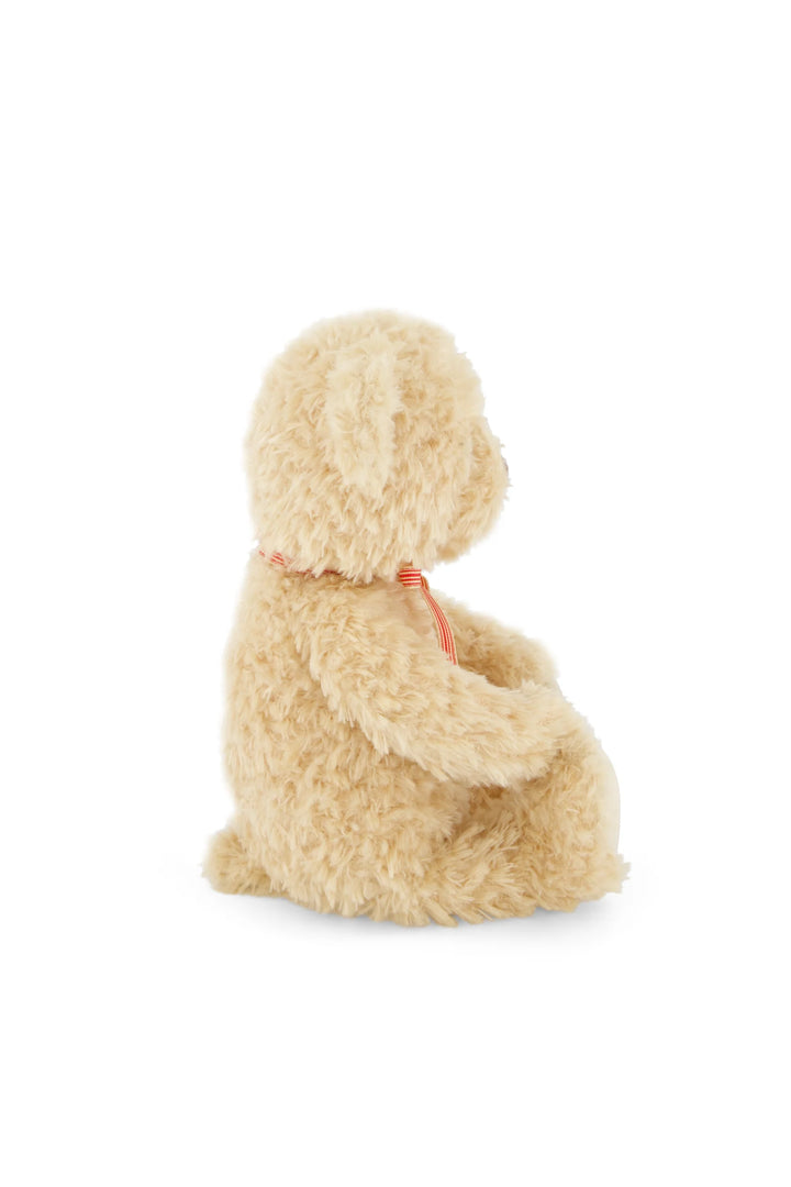 Snuggle Bunnies Arthur the Bear with Red Stripe Bow