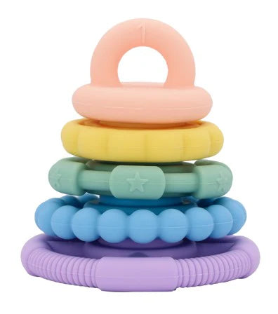 Jellystone Designs RAINBOW STACKER TEETHER & TOY - Gelato