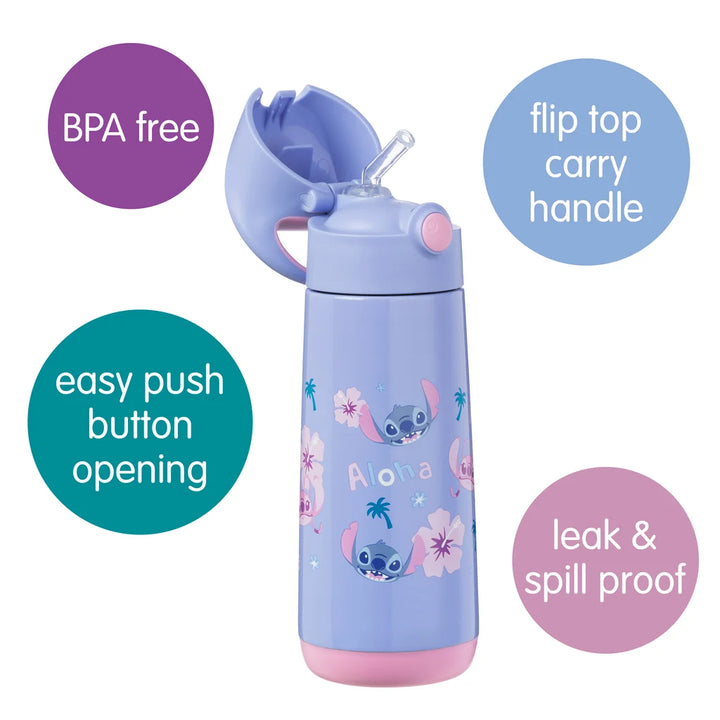 B.Box  Insulated Drink Bottle 500mL - Stitch