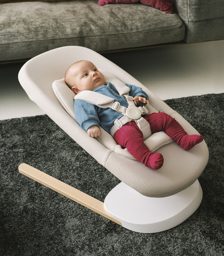 Stokke® Yoga™  Baby Bouncer & Swing - Light Sand (Brisbane Store Ex-Display)
