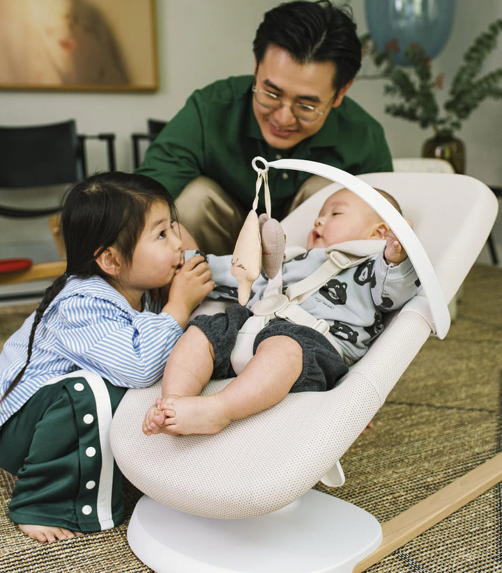 Stokke® Yoga™  Baby Bouncer & Swing - Light Sand (Brisbane Store Ex-Display)