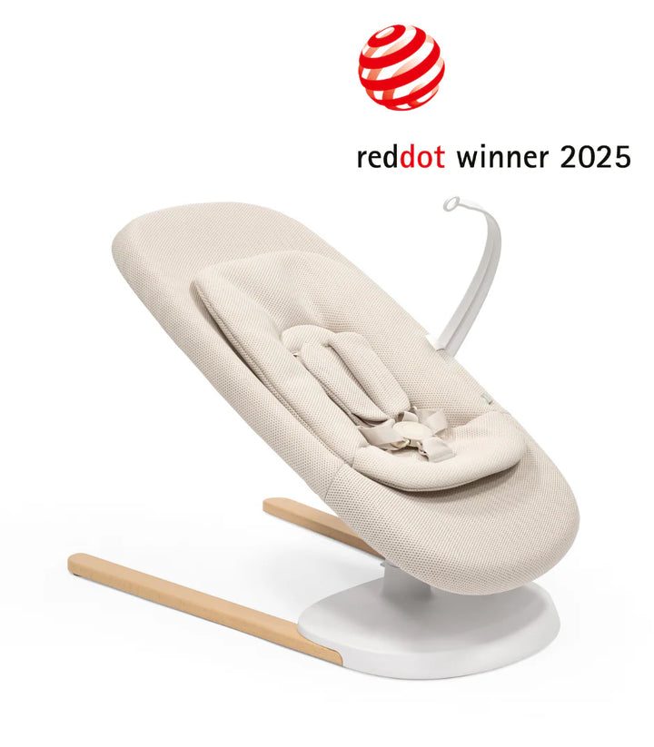 Stokke® Yoga™  Baby Bouncer & Swing - Light Sand (Brisbane Store Ex-Display)