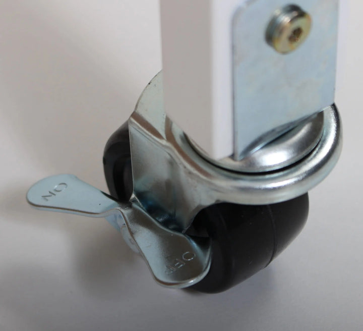 Baby Inc Stowaway Foldable Wooden Cot-White(N9608)