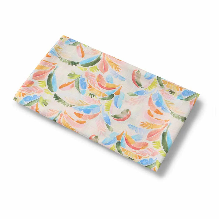 Organic Muslin Wrap - Summer Palm