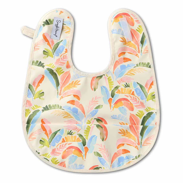 Snuggle Bib Waterproof - Summer Palm