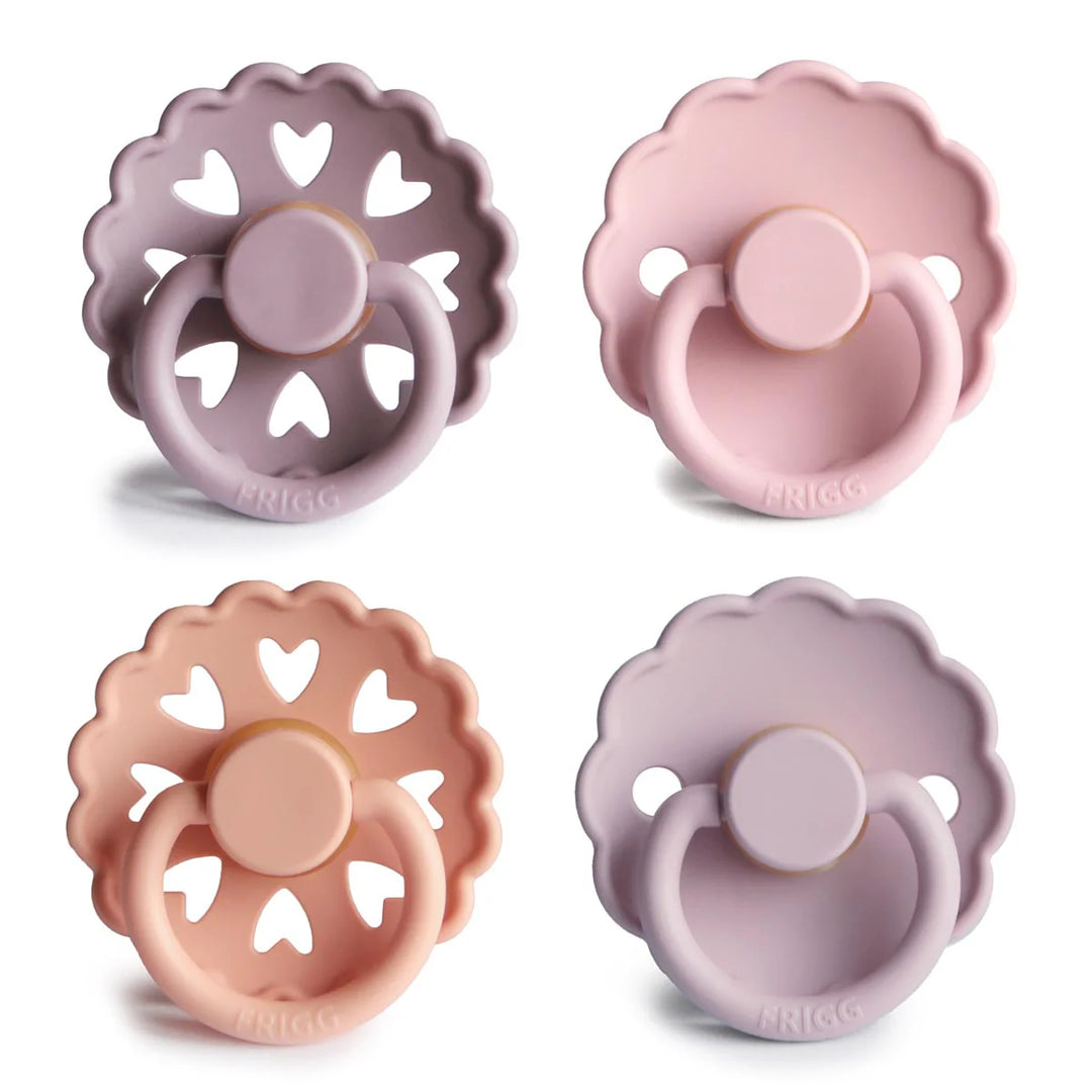 Frigg Multi Pacifier 4 Pack Latex- Sunset Bliss