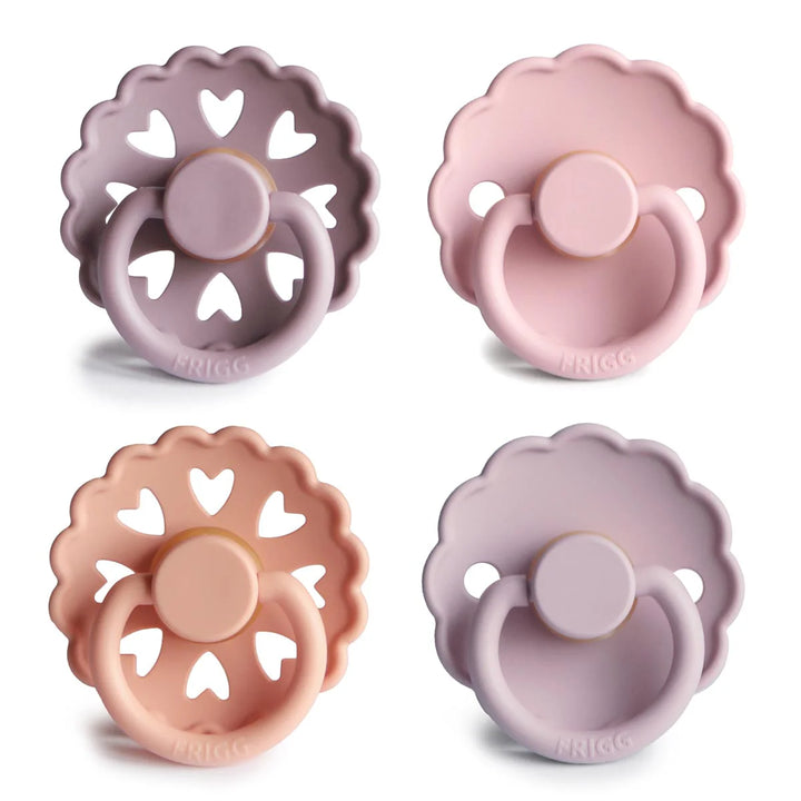 Frigg Multi Pacifier 4 Pack Latex- Sunset Bliss