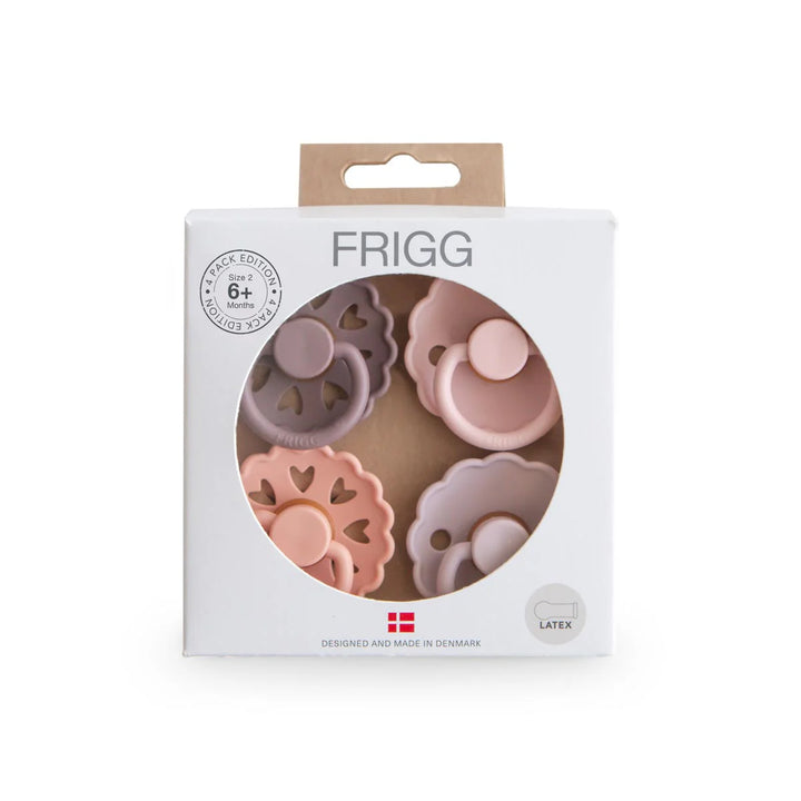 Frigg Multi Pacifier 4 Pack Latex- Sunset Bliss