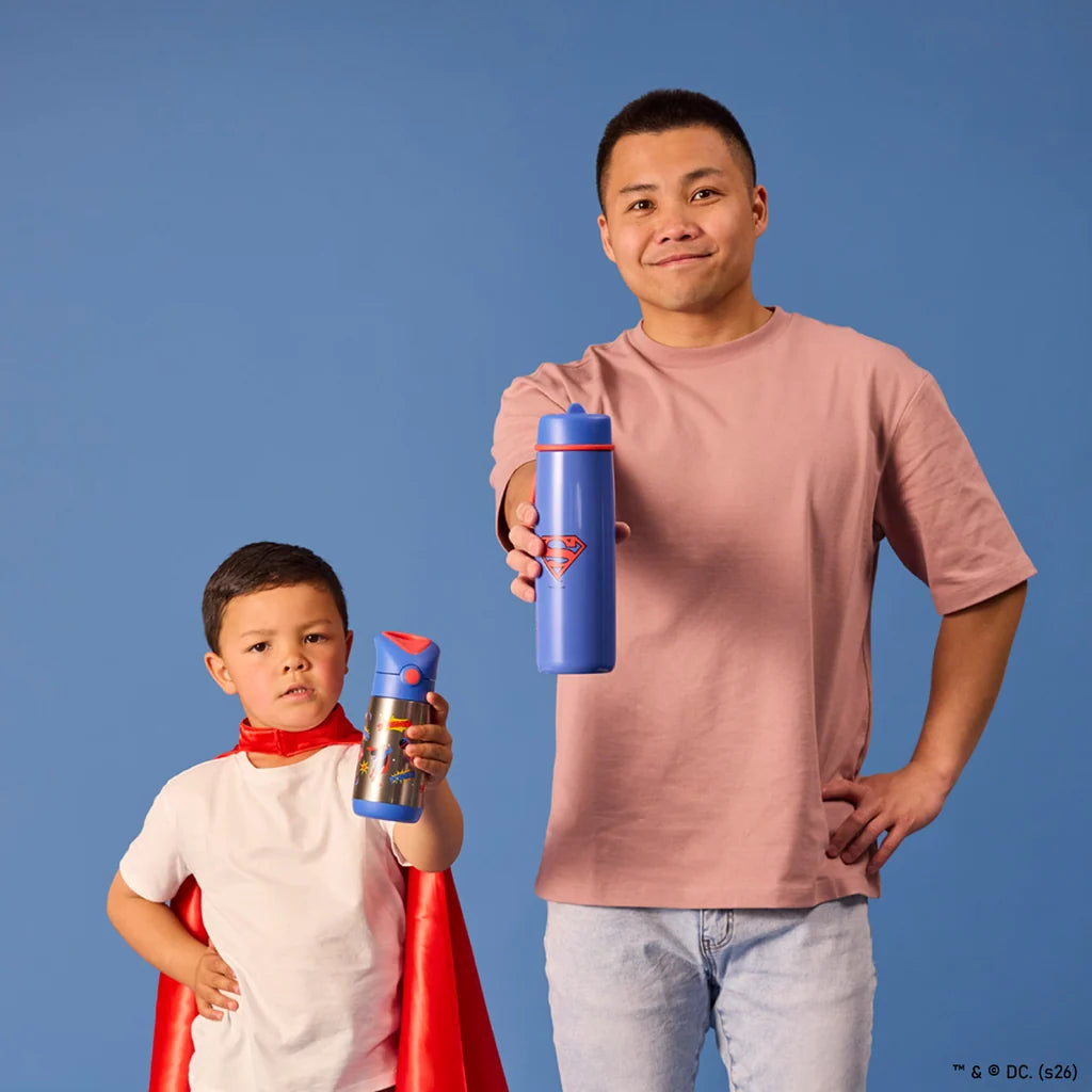 B.Box Insulated Drink Bottle 350ml - Superman