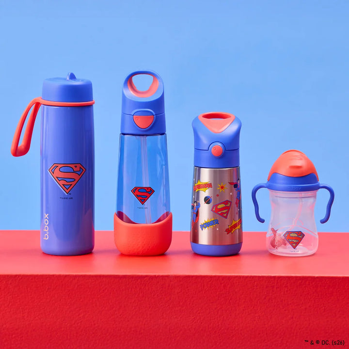 B.box Tritan Drink Bottle 600mL - Superman