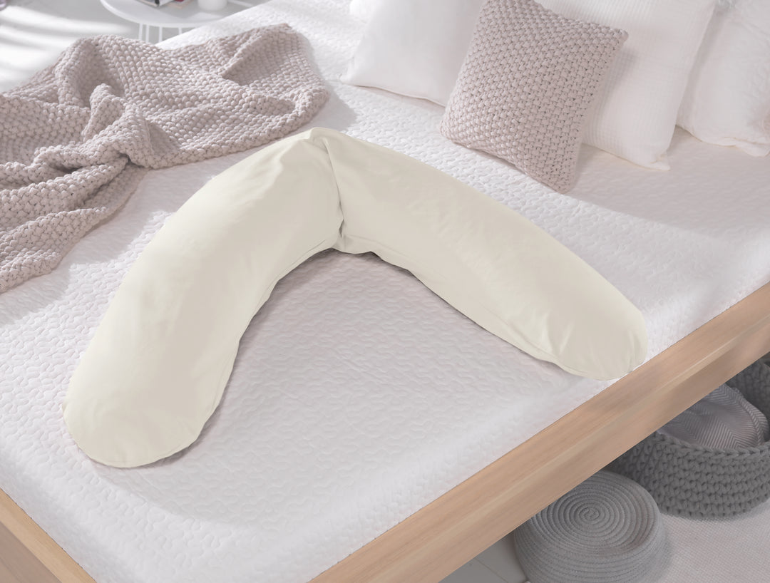 Theraline The Original Maternity and Nursing Pillow - Pebble Grey Bamboo